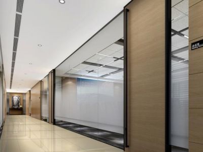 308平方米九方城写字楼办公室装修