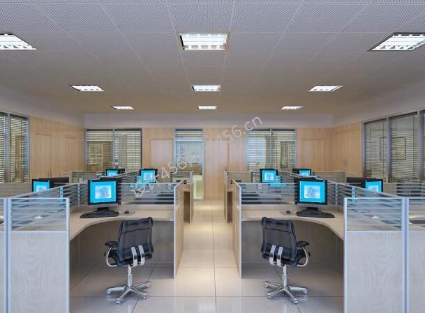 2020现代写字楼装修效果图 办公室办公区