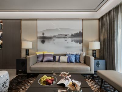 昆山留白空间装饰新中式风格(金鹰国际公馆)