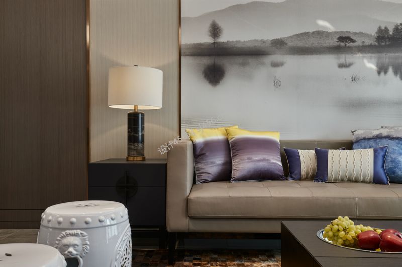 2020新中式客厅装饰图片 2020新中式客厅布艺沙发图片