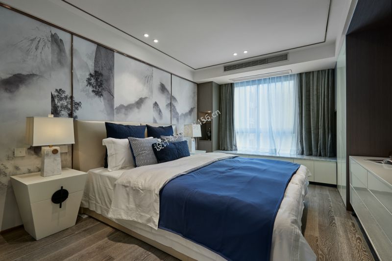 2020新中式卧室背景墙图片 2020新中式卧室整体装修