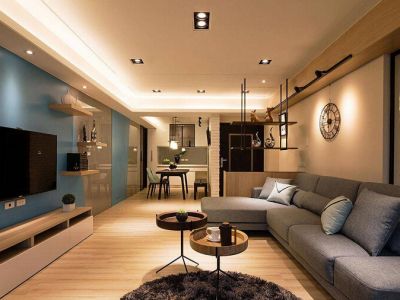 阳光揽胜121平米现代简约风格装修案例赏析