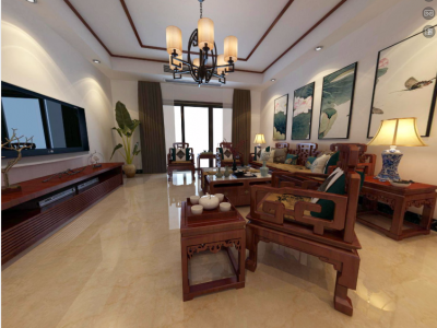 新中式风格[客天下圣山湖]