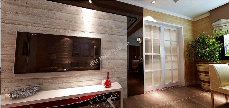 柏悦公馆96.25平方米北欧风格装修