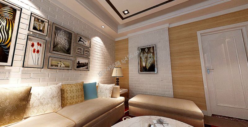 柏悦公馆96.25平方米北欧风格装修