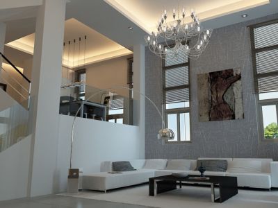 山水黔城现代风格装修案例