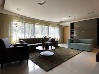 苏宁睿城现代130平装修案例