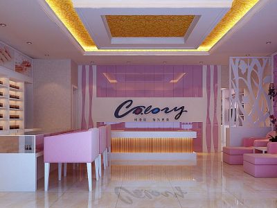 小型美甲店装修案例