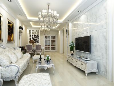 银寰花园130㎡简欧案例