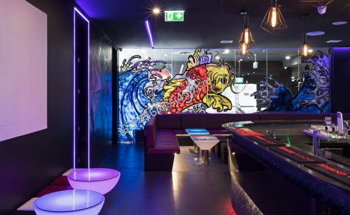 豪华酒吧灯光设计装修效果图片