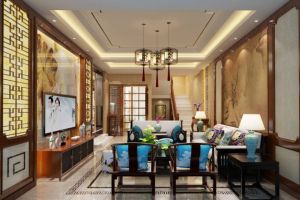 【长沙钻石家装】新中式风格家庭影院，如此有设计感！