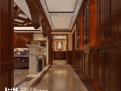 炎陵和一公馆200平米美式风格装修案例