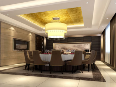 1400㎡酒店会所装修案例