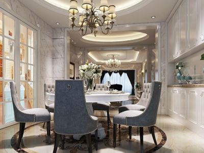 明星广场170㎡简欧风格装修