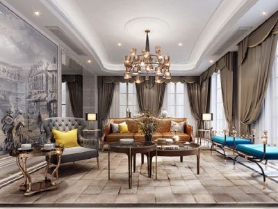 勤诚达新界172㎡欧式古典装修