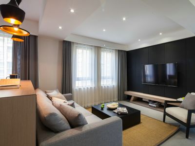 华远锦悦120平现代简约设计案例