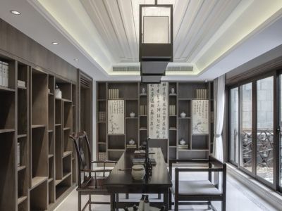 新中式现代怀化紫名都装饰