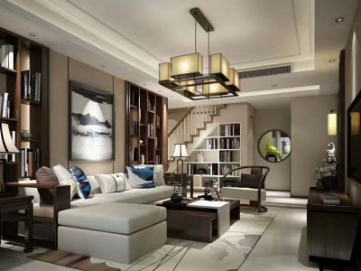 中式怀化紫名都装饰