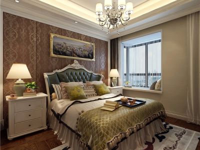 中华小区130平米美式风格装修案例