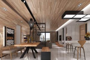 【青岛圣华庭装饰】原木装修风格为您打造疗愈系之家