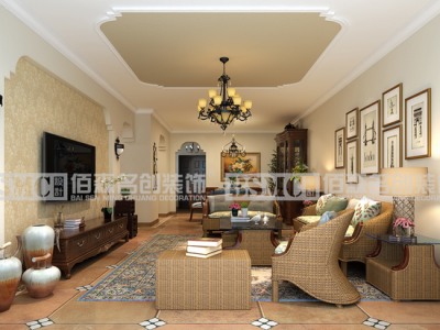 戏院大厦140平米田园风格装修