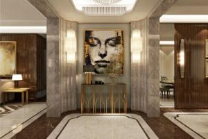 【云南大美装饰】入户门厅设计，设计成玄关怎么样