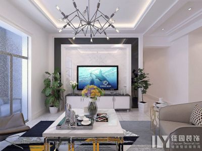 天人世纪城6号楼125平现代简约案例