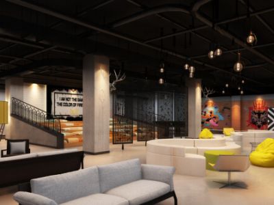 新丝路麋鹿娱乐装修设计效果图