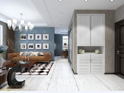 观山悦公馆96平现代风格装修设计效果图