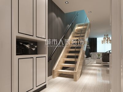 悦城复式120平美式装修风格案例