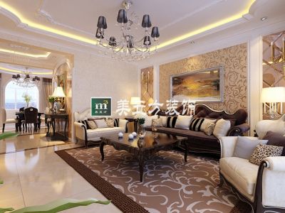 四季花城170平简欧风格案例