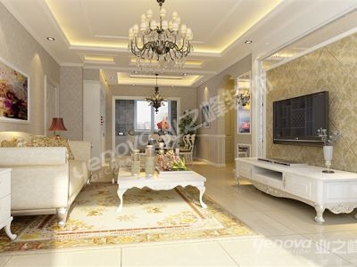 东亚世纪城138平现代风格案例