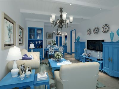 开元壹号130地中海风格案例