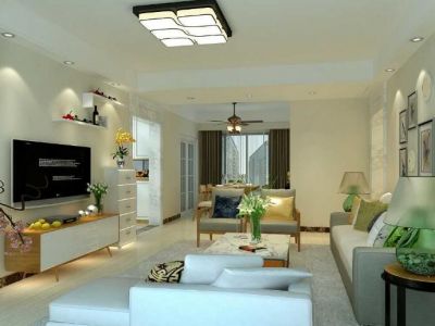 丽雅嘉园现代风格装修案例赏析