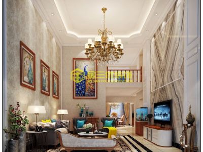 恒盛馨苑193平米复式欧式风格装修案例