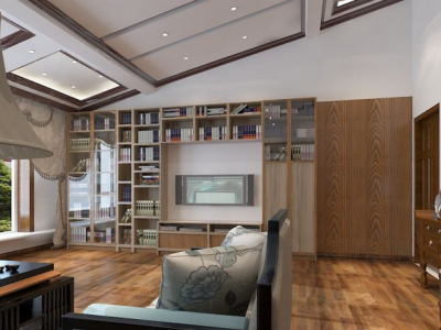  北馨佳园中式风格装修设计方案