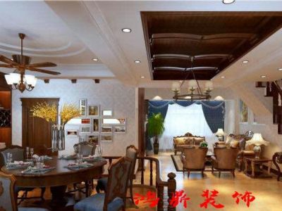 普陀旺斯120平欧式混搭风格案例