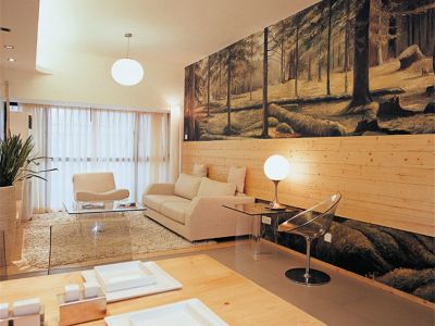 彰泰城145平现代风格装修案例