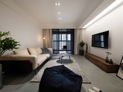 棠棣之华110平现代风格案例