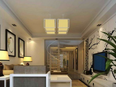 戛纳湾金棕榈中式风格140平米设计方案