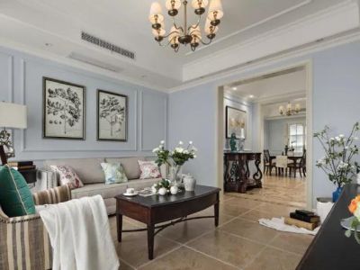 【丽彩溪岸庄园】155㎡美式成功案例展示