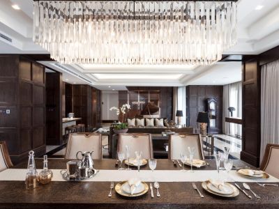 中式风格三居室装修--印象剑桥