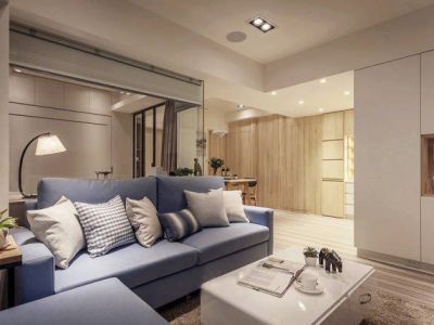 山水装饰简约风格效果图