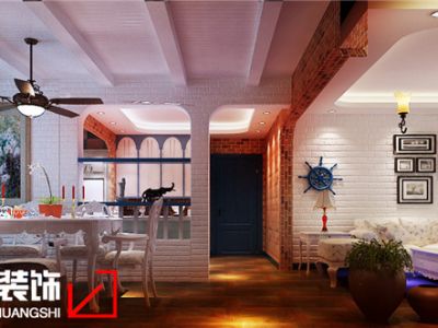 水岸小镇130㎡舒适田园风设计