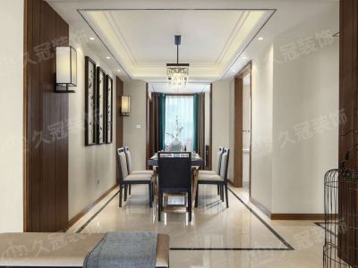 阳光假日173㎡新中式风格装修设计