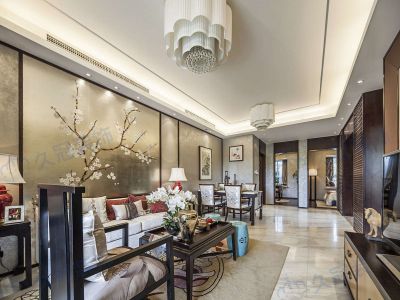 上城国际160㎡新中式风格装修设计