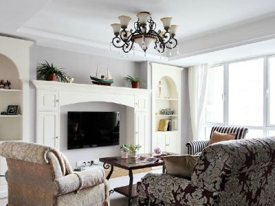 太阳城116平米美式四居装修