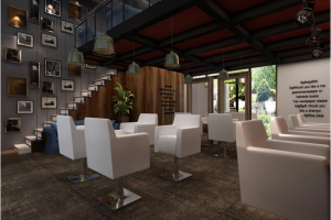 另辟蹊径极具创意的美发店装修让空间变得惊喜连连 居乐高专注昆明美发店装修