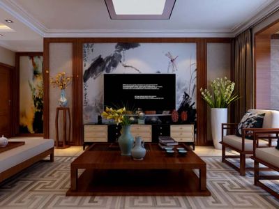 【铭居装饰】宏盛苑古典中式装修