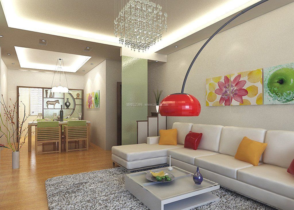现代客厅装修图片